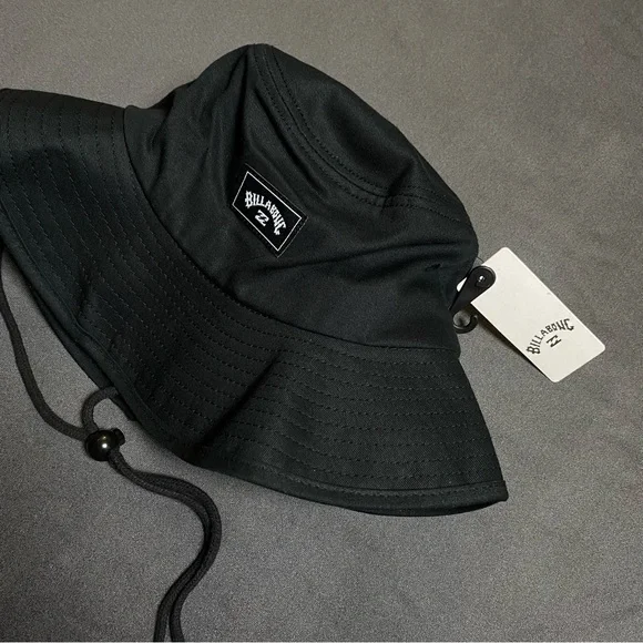 Billabong Charcoal Bucket Hat with Logo - Picture 3 of 8